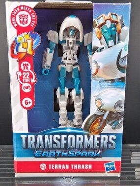 Transformers EarthSpark Terran Thrash Deluxe Action Figure Toy